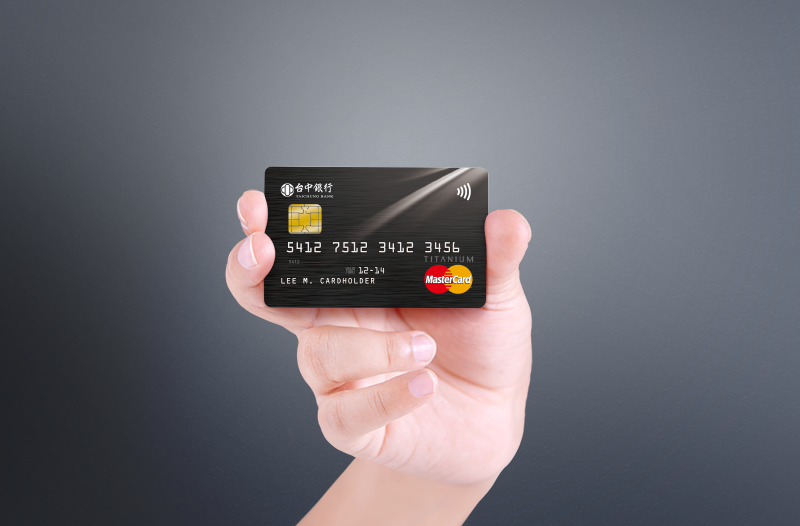 信用卡設計business credit card台中銀行鈦金卡